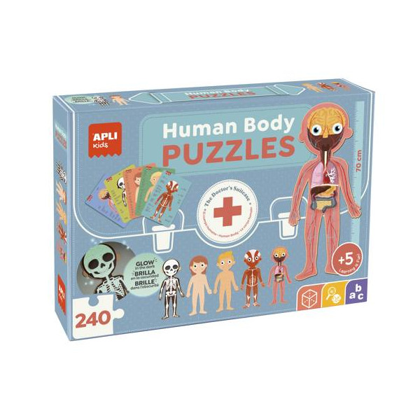 Photo - Puzzle - Enfant - 240 pièces - Apprendre le corps humain - Apli Kids