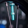 Valves pour pneu sans chambre à air - Paire de 2 - Alu - 60mm - Turquoise - Muc-Off