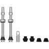 photo-Valves pour pneu sans chambre à air - Paire de 2 - Alu - 60mm - Argent - Muc-Off