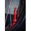 Valves pour pneu sans chambre à air - Paire de 2 - Alu - 60mm - Rouge - Muc-Off