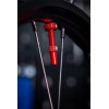 Valves pour pneu sans chambre à air - Paire de 2 - Alu - 60mm - Rouge - Muc-Off