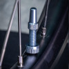 Valves pour pneu sans chambre à air - Paire de 2 - Alu - 44mm - Gris - Muc-Off