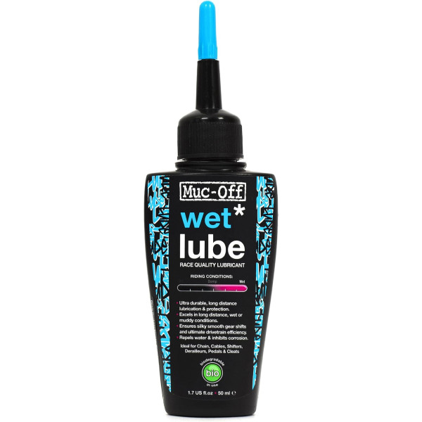 photo-Lubrifiant pour chaîne de vélo - Tous types de vélo - Temps humides boueux - Muc-Off - 50ml