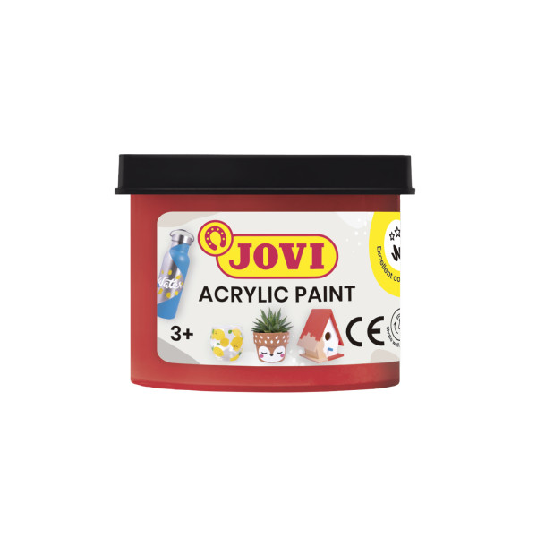 Peinture acrylique - Enfant - Scolaire - Arts plastiques - 6 pots de 55ml - Jovi