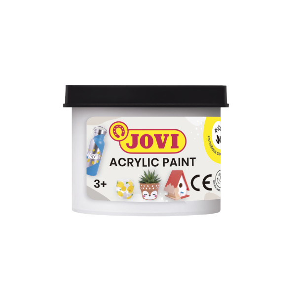 Peinture acrylique - Enfant - Scolaire - Arts plastiques - 6 pots de 55ml - Jovi