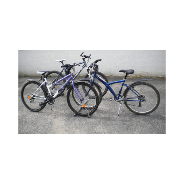 Support à vélos - Râtelier - 5 emplacements - Acier - A fixer - Viso