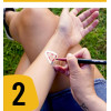 8 stylos de tatouage temporaire + 3 pochoirs - Assortis couleurs - BIC - BodyMark