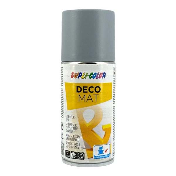 photo-Bombe de peinture - Gris argent - RAL 7001 - Mat - Tous supports - Loisirs créatifs - 150ml