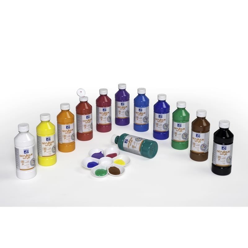 Peinture Acrylique en bouteille - noir - Lefranc & Bourgeois | à seulement 4,99 €