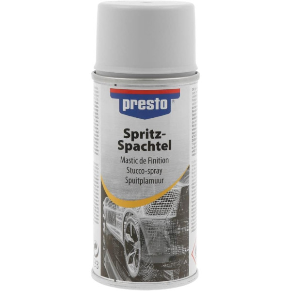 photo-Mastic de finition - Spray - Carrosserie - Gris clair - 150ml - Presto
