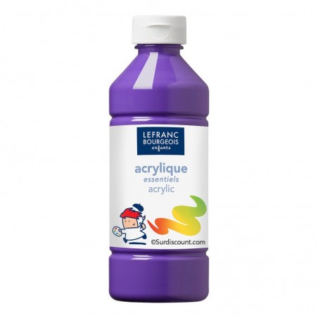 Peinture Acrylique en bouteille - violet - Lefranc & Bourgeois pas cher