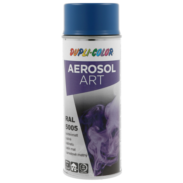 photo-Bombe de peinture - Bleu signal - RAL 5005 - Satiné - Tous supports - Aérosol Art