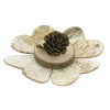 10 Cœurs en bouleau - Loisirs créatifs - Décoration - 5 cm - Ctop