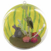 Boule en plastique transparent - A remplir et personnaliser - 12 cm de diamètre - Ctop