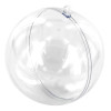 Photo - Boule en plastique transparent - A remplir et personnaliser - 12 cm de diamètre - Ctop