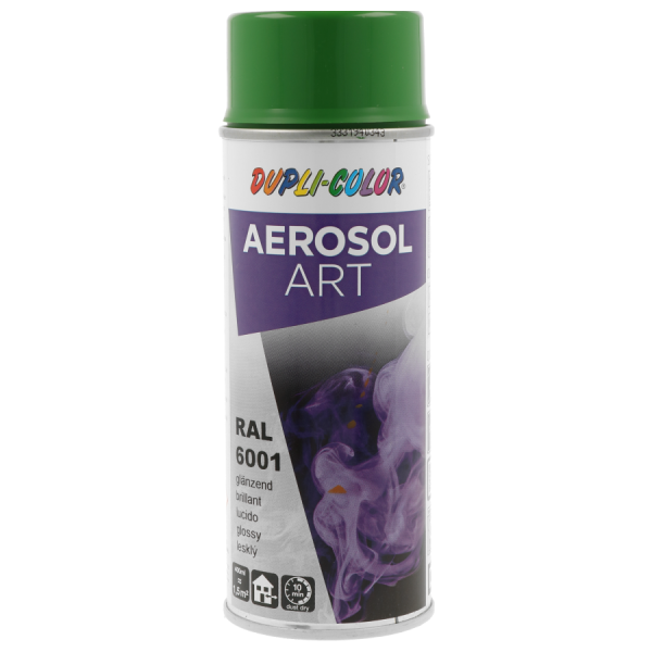 photo-Bombe de peinture - Vert émeraude - RAL 6001 - Brillant - Tous supports - Aérosol Art