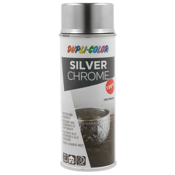 photo-Bombe de peinture - Effet chrome - Haute brillance - Résistant - Dupli-color - 400ml