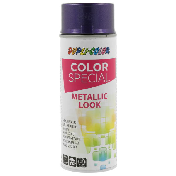 photo-Bombe de peinture - Effet métallisé - Violet - Tous supports - Color special - 400ml