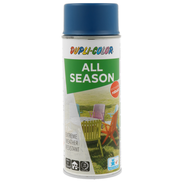 photo-Bombe de peinture - Extra robuste - Bleu gentiane - RAL 5010 - Mate - Tous supports - All season