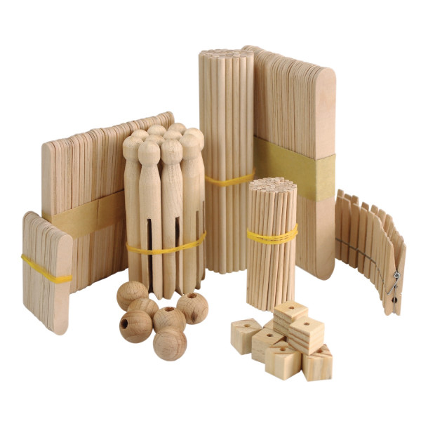 photo - Kit de construction et maquette - Bois - A personnaliser - 450 pièces - Ctop