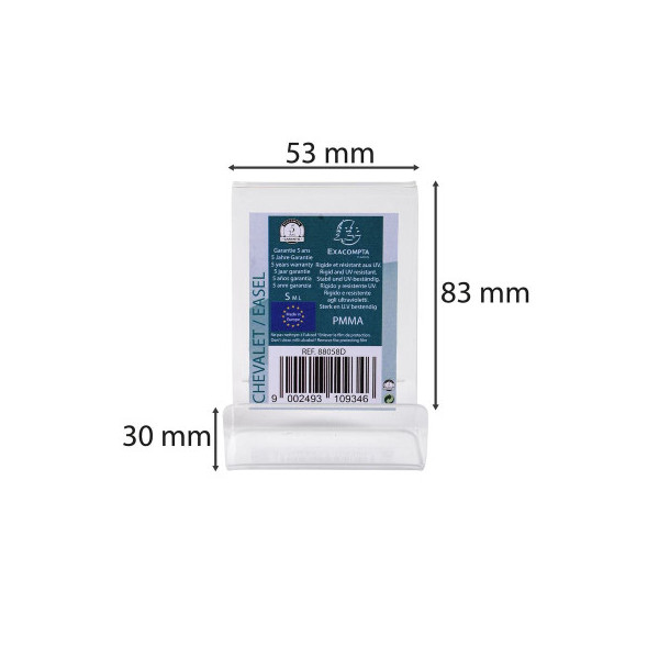 Chevalet support - Taille S - Transparent - Exacompta