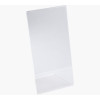 Porte-visuel - Présentoir - DL - Incliné - Transparent - Pour photo, menu, document