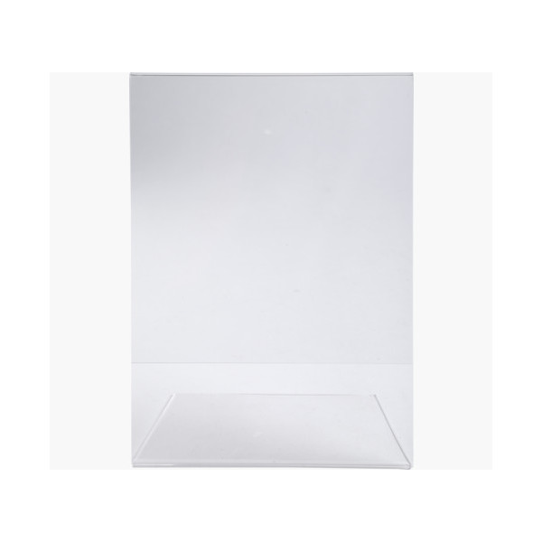 Porte-visuel - Présentoir - A6 - Incliné - Transparent - Pour photo, menu, document