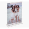 Porte-visuel - Présentoir - A6 - Droit - Transparent - Pour photo, menu, document