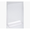 Porte-visuel - Présentoir - A6 - Droit - Transparent - Pour photo, menu, document