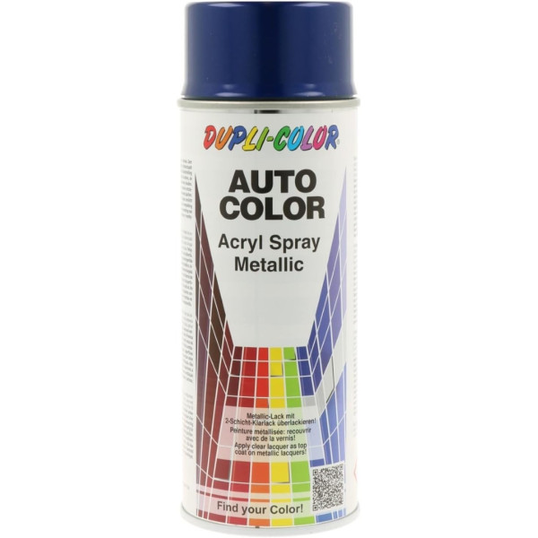 photo-Bombe de peinture acrylique métallisée - Bleu - 20-0800 - Duplicolor - 400 ml