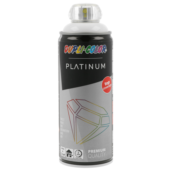 photo-Bombe de peinture - Blanc - RAL 9010 - Brillant - Décoration - Platinium