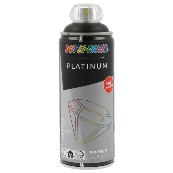 photo-Bombe de peinture - Noir - RAL 9005 - Satiné mate - Décoration - Platinium