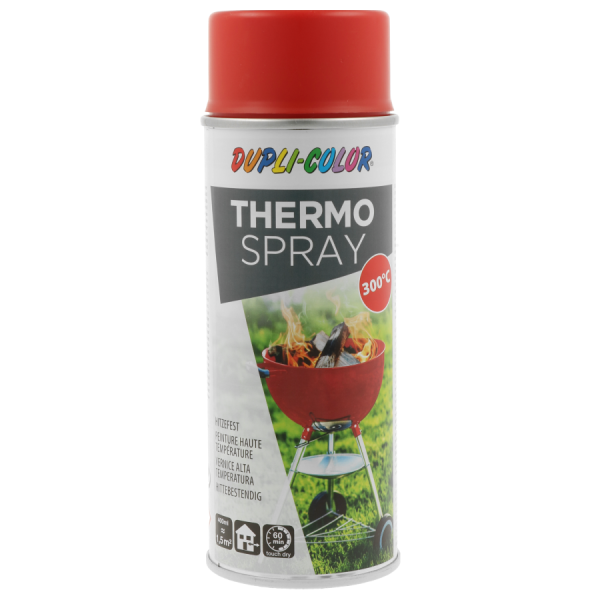 photo-Bombe de peinture - Haute température - Rouge - Duplicolor - 400 ml