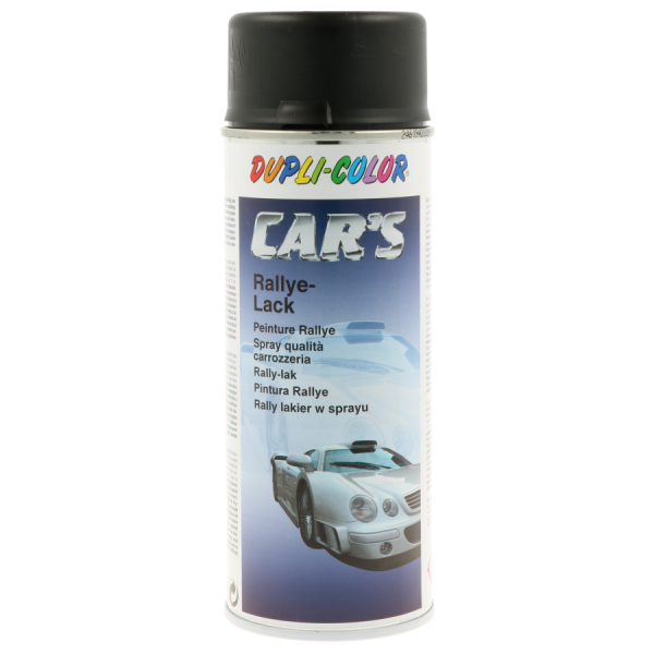 photo-Bombe peinture rallye noir satiné - 400 ml - Dupli-Color