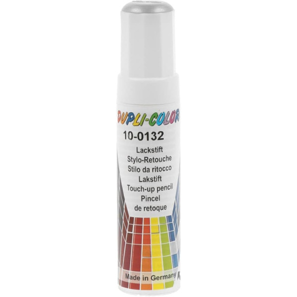photo-Stylo de retouche peinture pour carrosserie - Argent métallisé - 10-0132 - Duplicolor