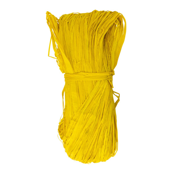photo - Pelote de raphia - Jaune - 50g - CTOP