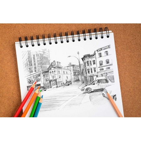Bloc Sketch A4 Croquis Spiralé - 21 X 29,7Cm - 90G - Clairefontaine | Surdiscount