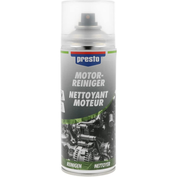 photo-Produit nettoyant - Moteur - Graisse - Huile - Salissures - Presto - 400ml