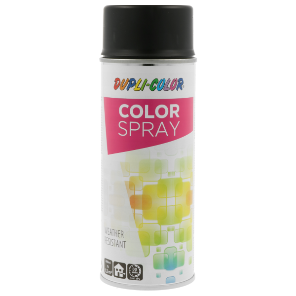 photo-Bombe de peinture - Noir - RAL 9005 - Mat - Tous supports - Color special - 400ml