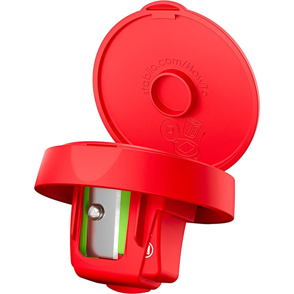 Taille-crayon avec réservoir - Pour crayons de couleur STABILO Woody 3 en 1