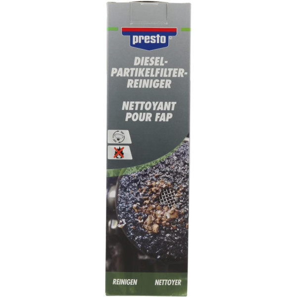 Produit nettoyant FAP - Filtre à particules - Diesel - Presto - 400ml