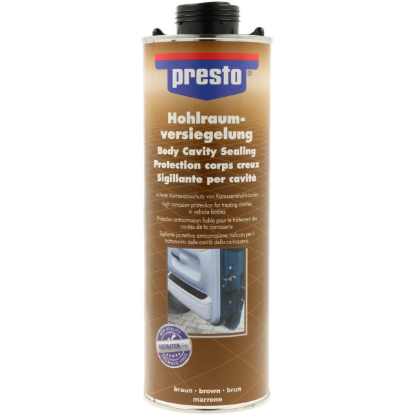 photo-Produit de protection corps creux - Portes, capots de voiture - Presto - 1L
