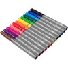Feutres - Permanent - Tissus - Vêtements - 12 couleurs - Jovi