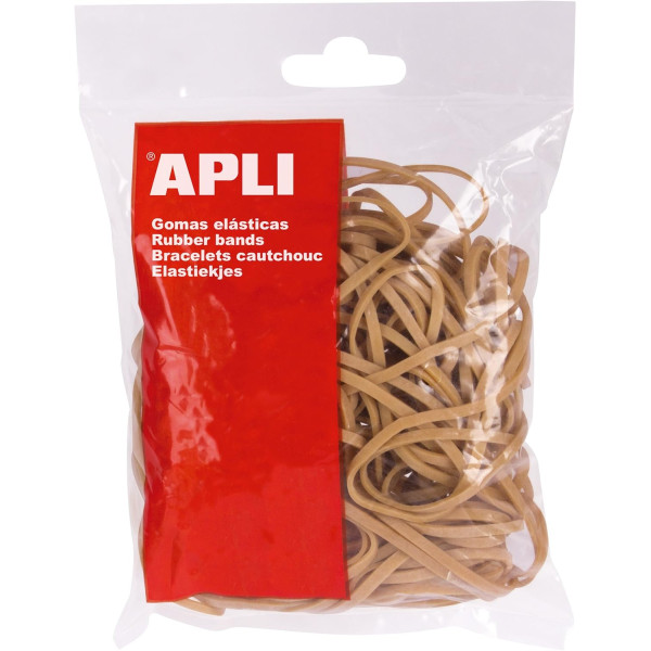 photo-Bracelets caoutchouc 60x2mm sachet de 100g - Apli
