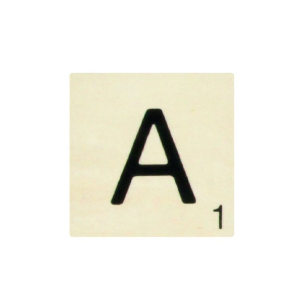 photo - Lettre A - En bois - Décoration - 10x10cm - Ctop