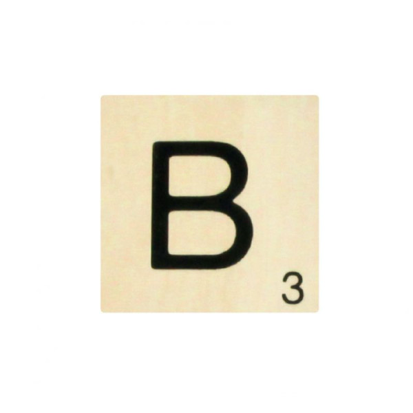 photo - Lettre B - En bois - Décoration - 10x10cm - Ctop