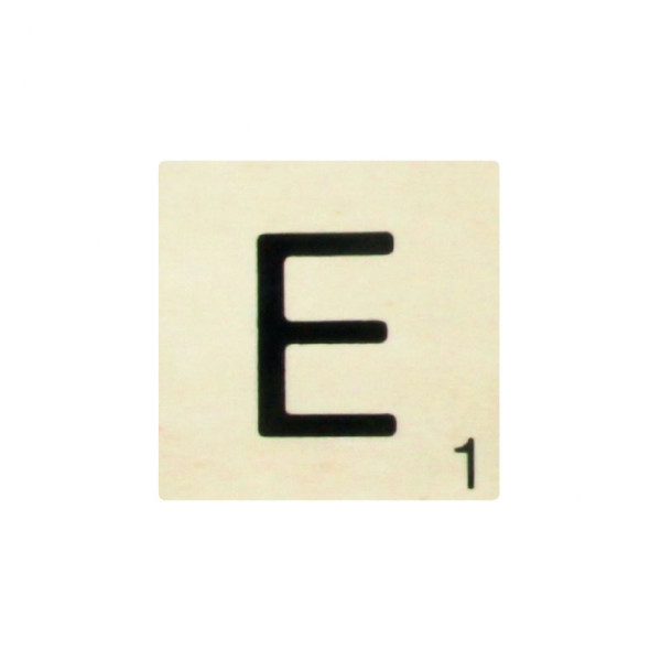 photo - Lettre E - En bois - Décoration - 10x10cm - Ctop