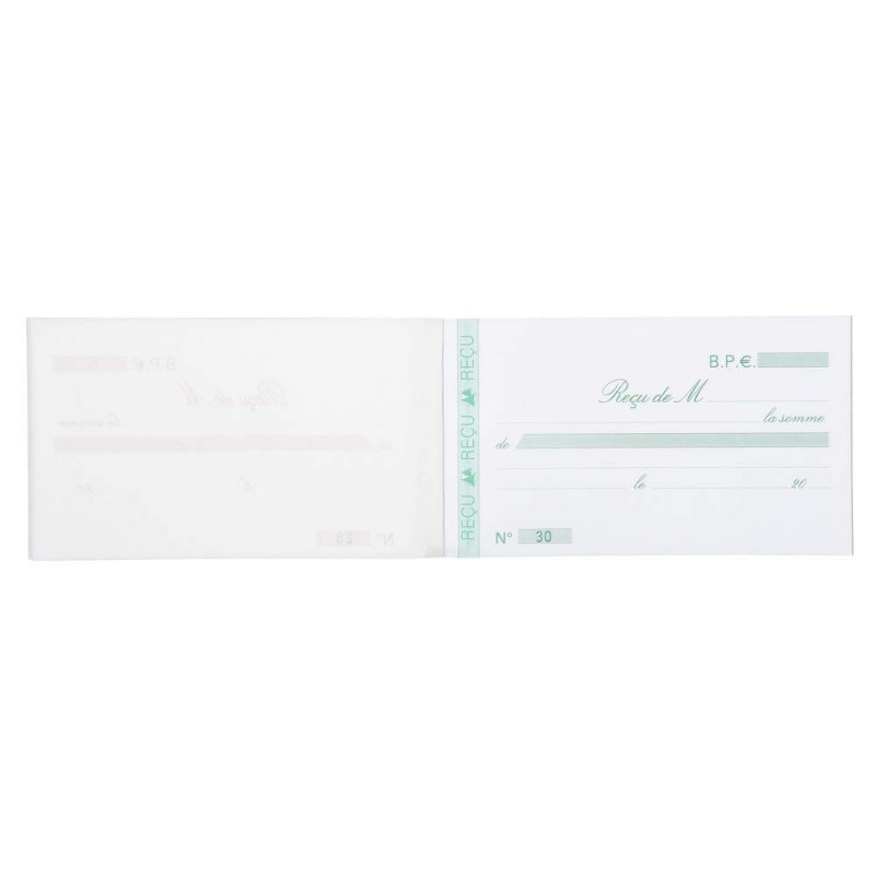 Manifold - Carnet de reçus - 10,5 x 18cm - Exacompta | à seulement 2,5 €