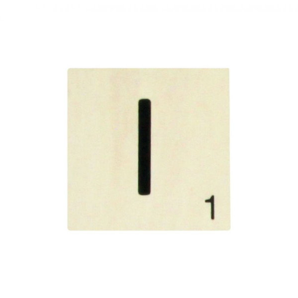 photo - Lettre I - En bois - Décoration - 10x10cm - Ctop