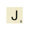 photo - Lettre J - En bois - Décoration - 10x10cm - Ctop